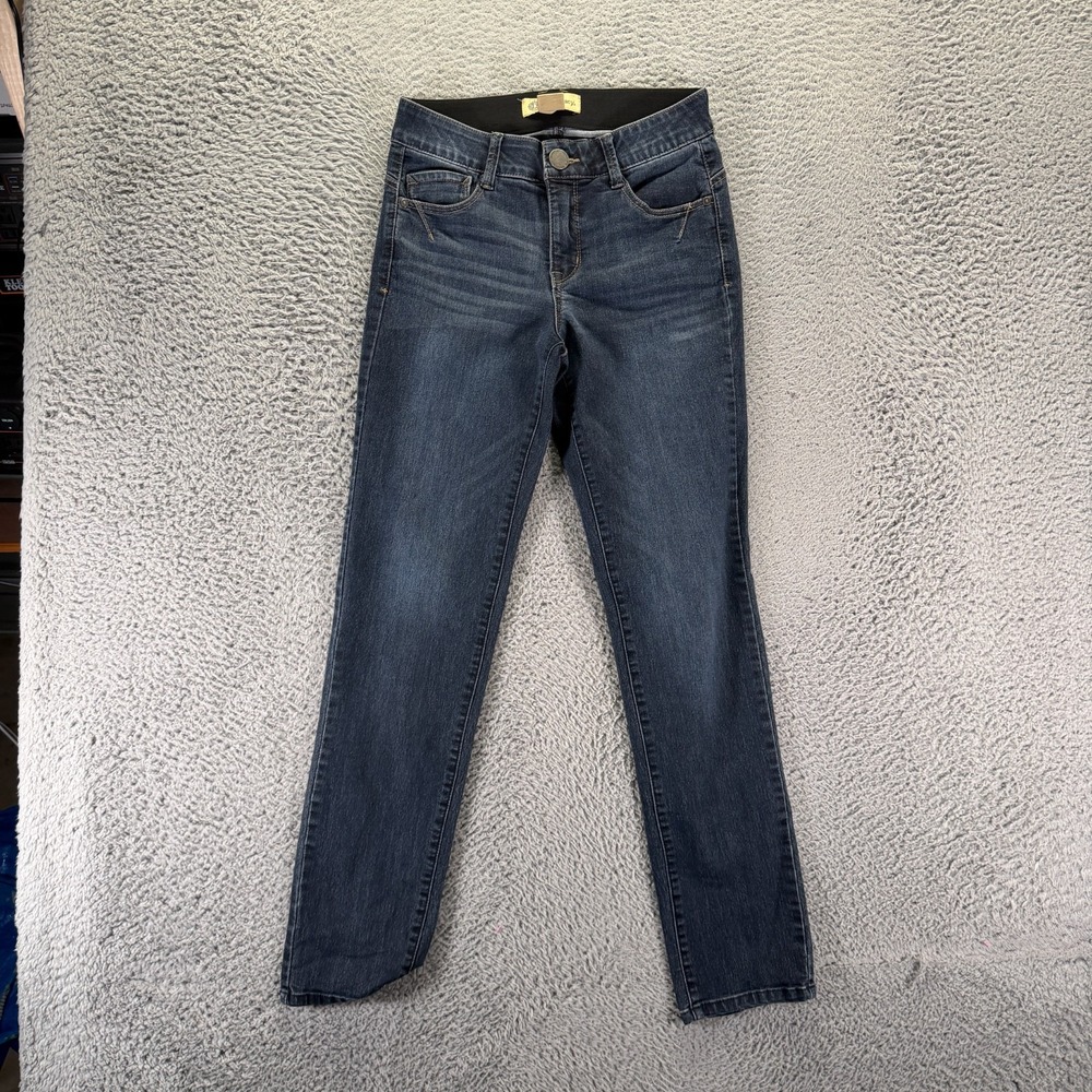 Democracy AB Technology Jeans Womens 2 Blue Cotton Denim Skinny Workwear Stretch